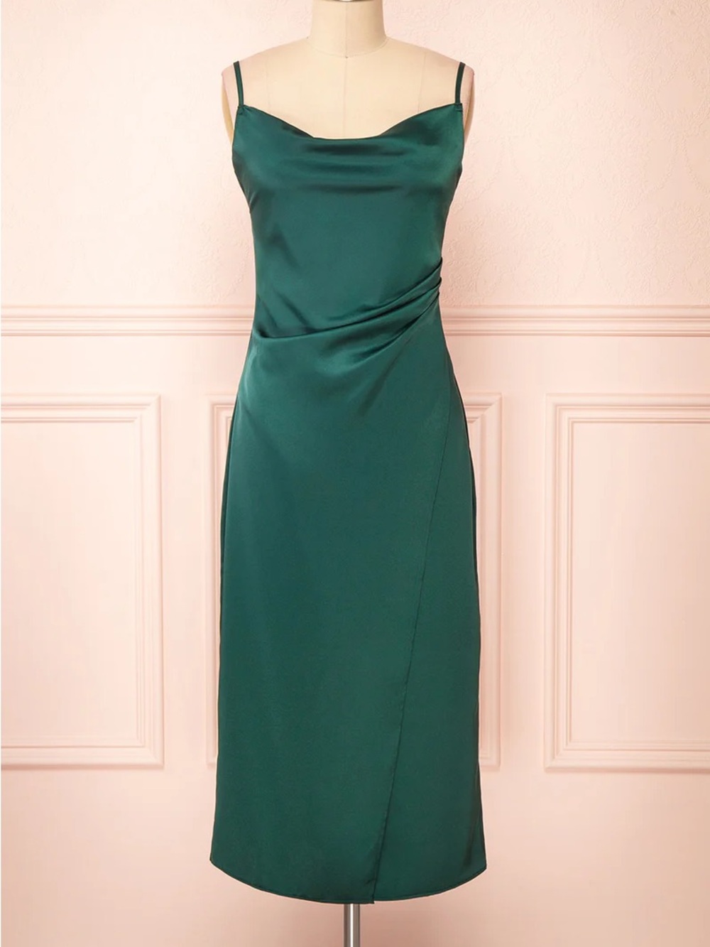 Boutique 1861 cowl neck wrap dress